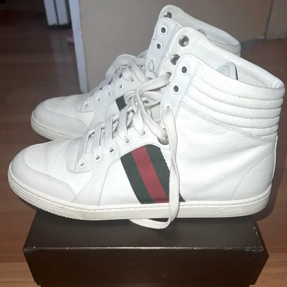 最終値下 GUCCI ゴルフシューズ sazi37 ホワイト 最終値下 GUCCI